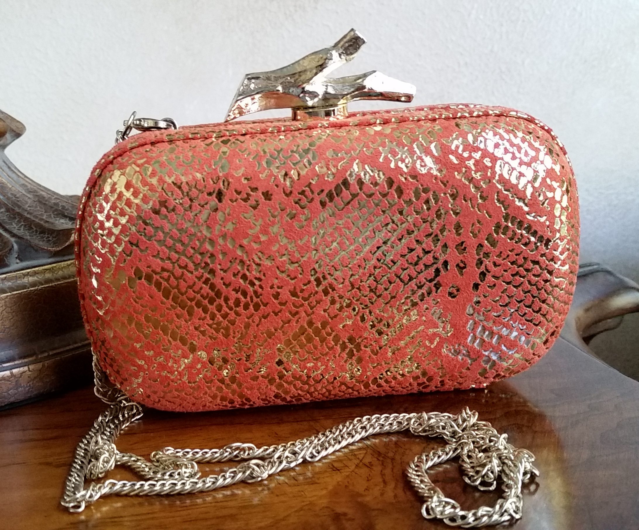 New With Tags, Diane Von Furstenberg Orange Snake Print ...